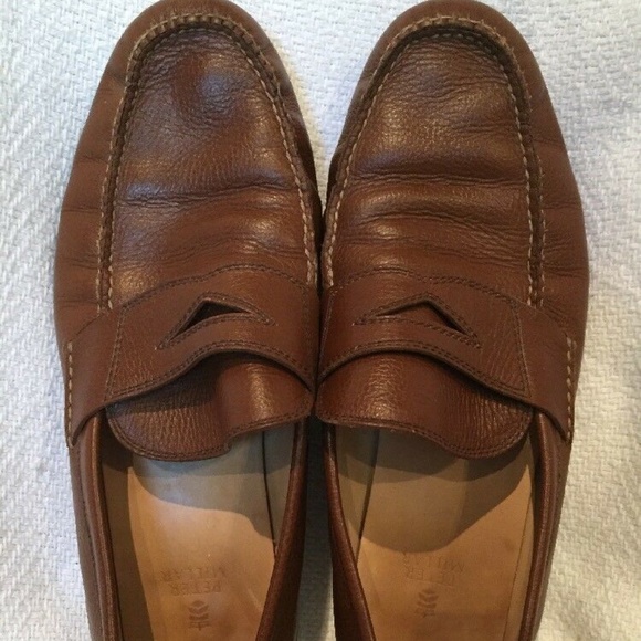Peter Millar Other - Peter Millar Brown Penny Loafer Shoes Size 10 M